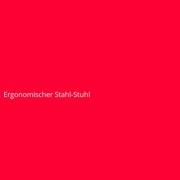 Ergonomischer Stahl-Stuhl