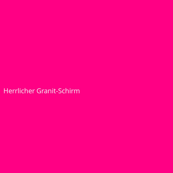 Herrlicher Granit-Schirm