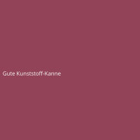 Gute Kunststoff-Kanne