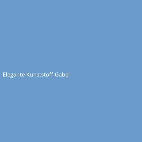 Elegante Kunststoff-Gabel
