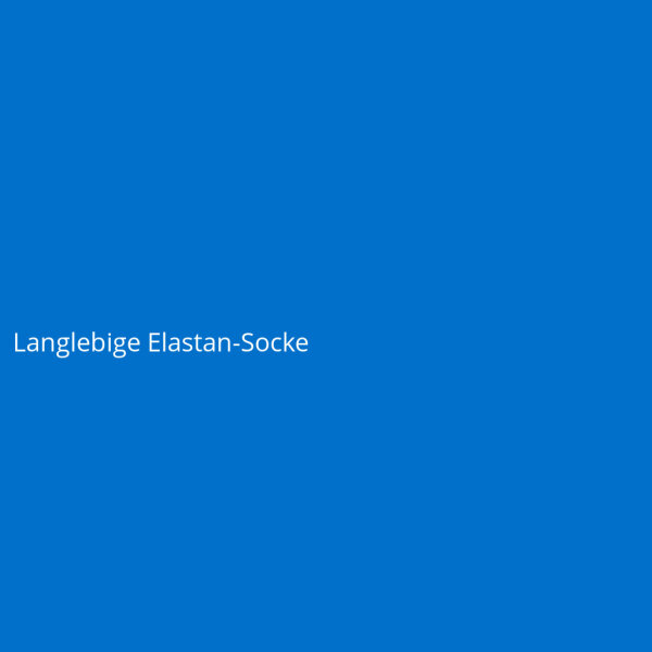 Langlebige Elastan-Socke