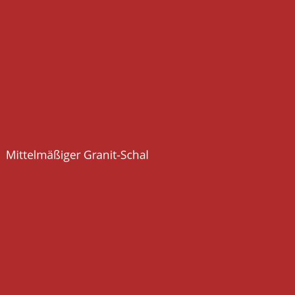 Mittelmäßiger Granit-Schal