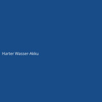 Harter Wasser-Akku